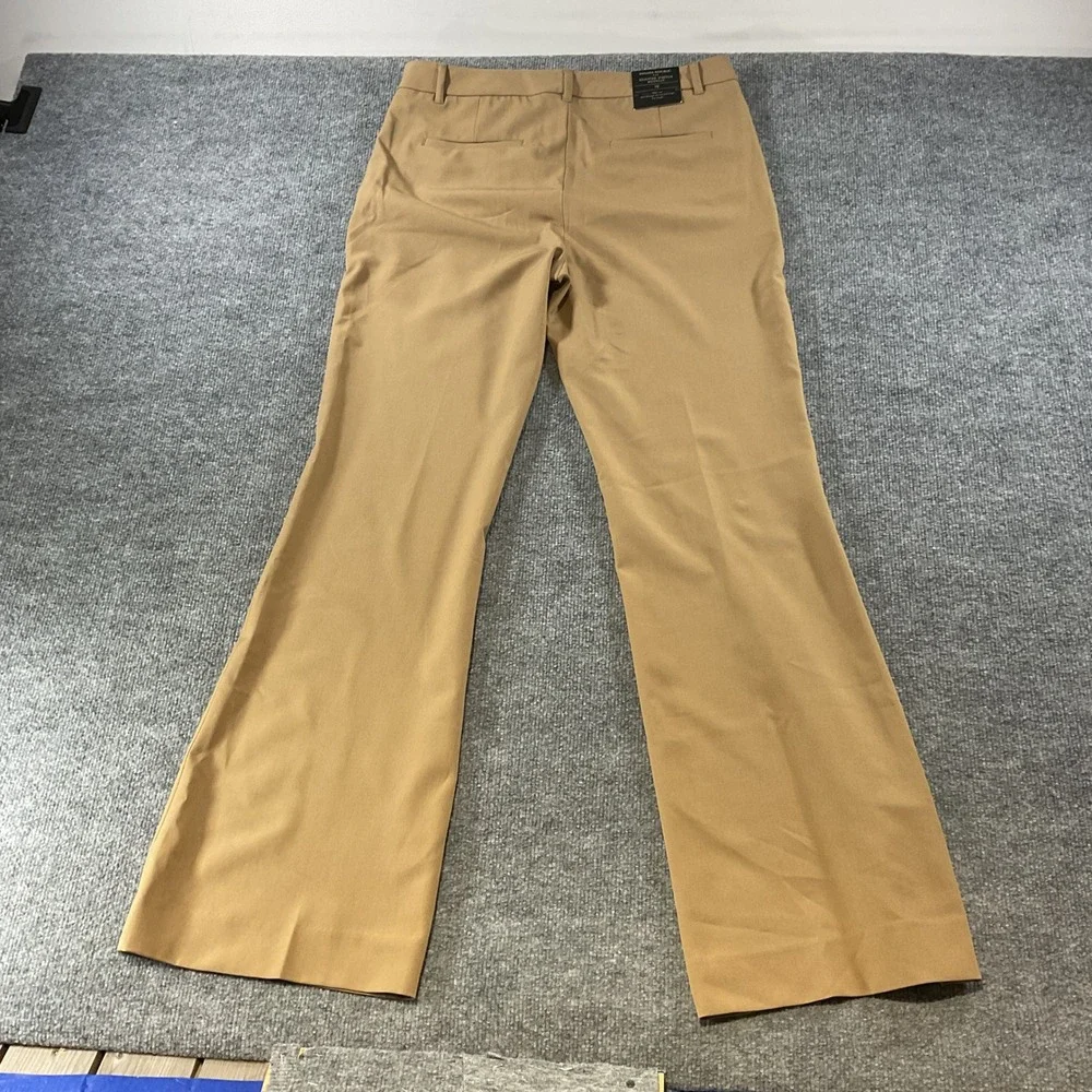 Banana Republic Sculpted Stretch Bootcut Pants Tan Khaki High Rise Size 10 NEW